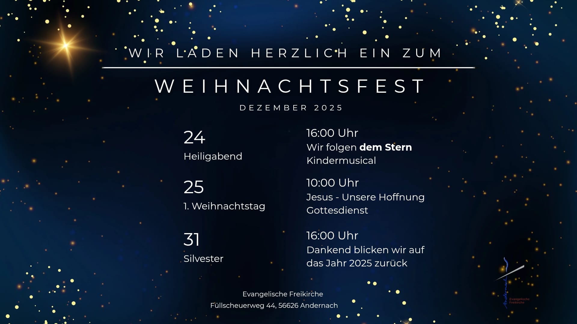 Heilig Abend / Kindermusical